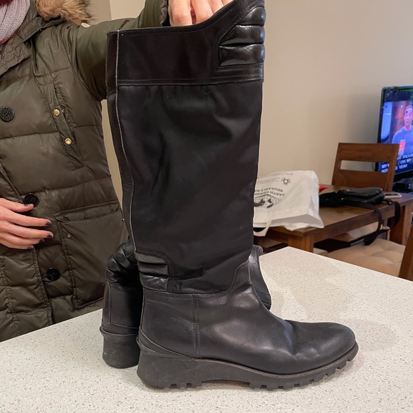 Prada Shoes - Prada moto boots size 9. Black leather